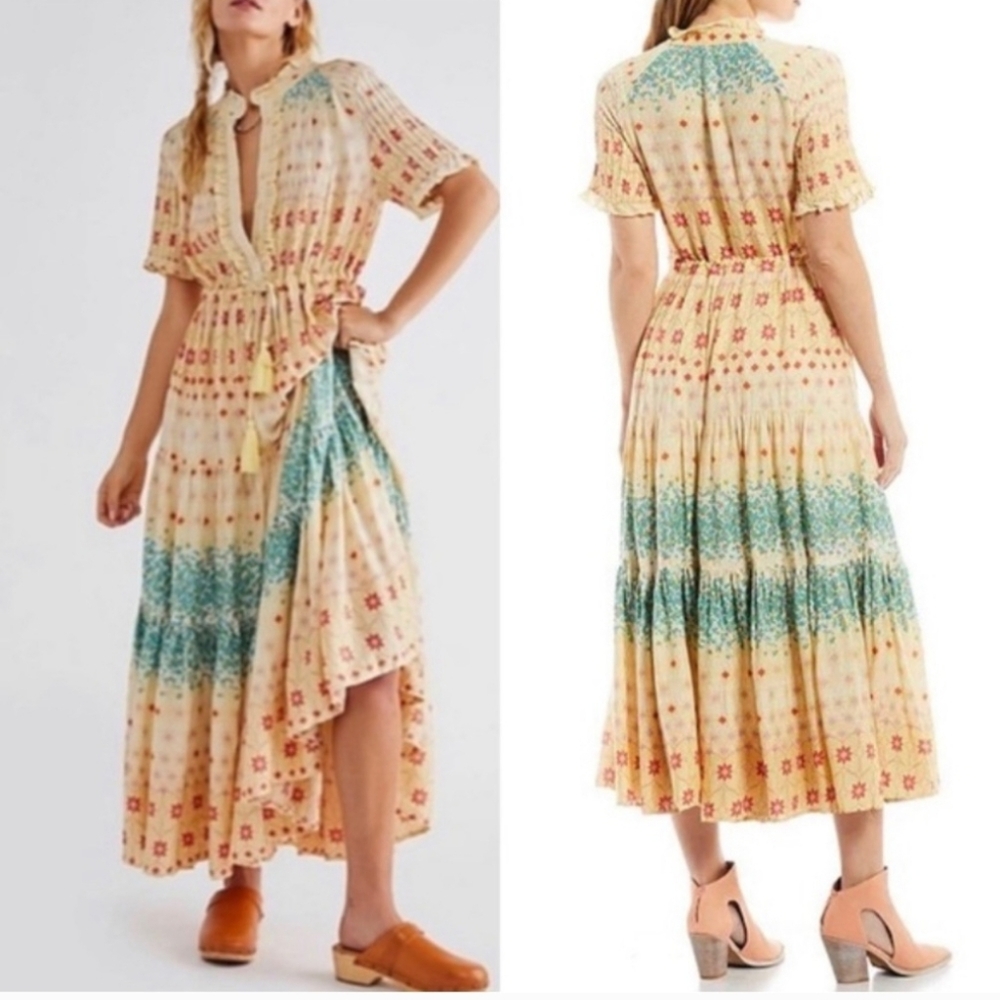 Free People Rare Feelings Maxi Dress, XL, NWT